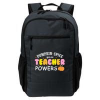 Pumpkin Spice Gives Me Teacher Powers Funny Fall Backpack