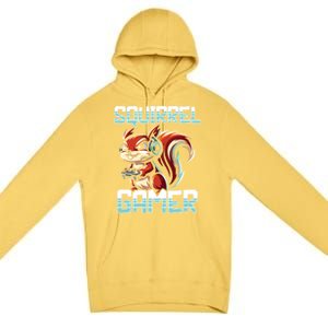 Pc Squirrel Gamer Keyboard Video Computer Gaming Lovers Cute Gift Premium Pullover Hoodie