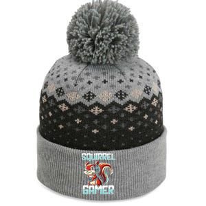 Pc Squirrel Gamer Keyboard Video Computer Gaming Lovers Cute Gift The Baniff Cuffed Pom Beanie