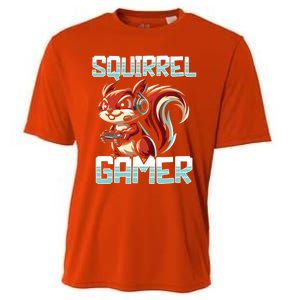 Pc Squirrel Gamer Keyboard Video Computer Gaming Lovers Cute Gift Cooling Performance Crew T-Shirt