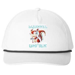 Pc Squirrel Gamer Keyboard Video Computer Gaming Lovers Cute Gift Snapback Five-Panel Rope Hat