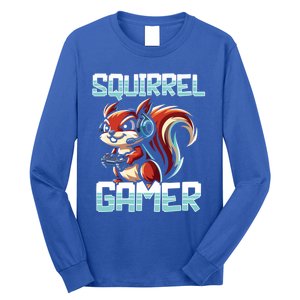 Pc Squirrel Gamer Keyboard Video Computer Gaming Lovers Cute Gift Long Sleeve Shirt