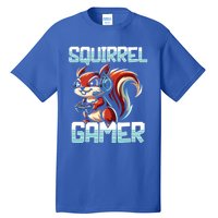 Pc Squirrel Gamer Keyboard Video Computer Gaming Lovers Cute Gift Tall T-Shirt