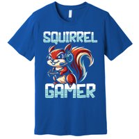 Pc Squirrel Gamer Keyboard Video Computer Gaming Lovers Cute Gift Premium T-Shirt