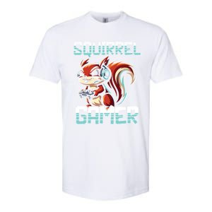 Pc Squirrel Gamer Keyboard Video Computer Gaming Lovers Cute Gift Softstyle CVC T-Shirt