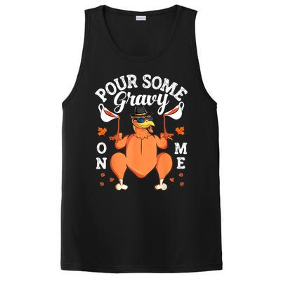 Pour Some Gravy On Me Turkey Lover Couple Thanksgiving Day PosiCharge Competitor Tank