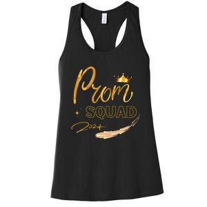 Prom Squad Graduate Class Of 2024 Party Women's Racerback Tank