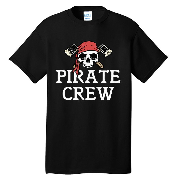 Pirate Squad Graphic Design Pirate Crew Tall T-Shirt