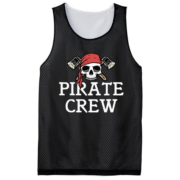 Pirate Squad Graphic Design Pirate Crew Mesh Reversible Basketball Jersey Tank