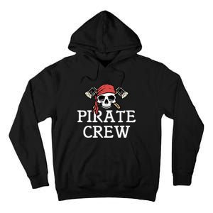 Pirate Squad Graphic Design Pirate Crew Tall Hoodie