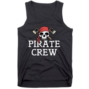 Pirate Squad Graphic Design Pirate Crew Tank Top