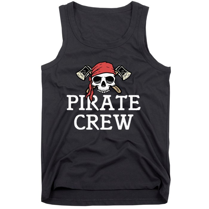 Pirate Squad Graphic Design Pirate Crew Tank Top