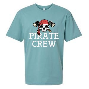 Pirate Squad Graphic Design Pirate Crew Sueded Cloud Jersey T-Shirt