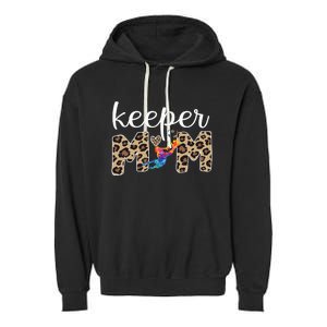 Proud Soccer Goalkeeper Mom Of A Soccer Garment-Dyed Fleece Hoodie