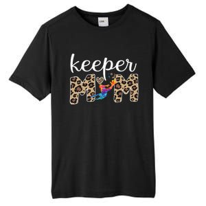 Proud Soccer Goalkeeper Mom Of A Soccer Tall Fusion ChromaSoft Performance T-Shirt