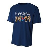 Proud Soccer Goalkeeper Mom Of A Soccer Performance Sprint T-Shirt