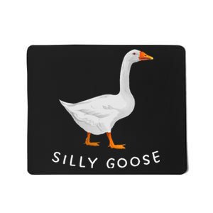 Playful Silly Goose Design Quirky And Fun Mousepad