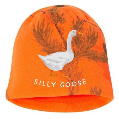 Playful Silly Goose Design Quirky And Fun Kati - Camo Knit Beanie