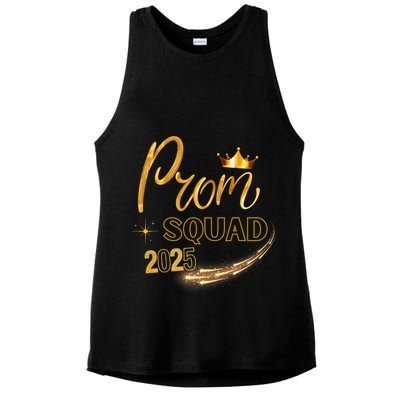 Prom Squad Graduation Class Of 2025 Party Matching Group  Ladies PosiCharge Tri-Blend Wicking Tank