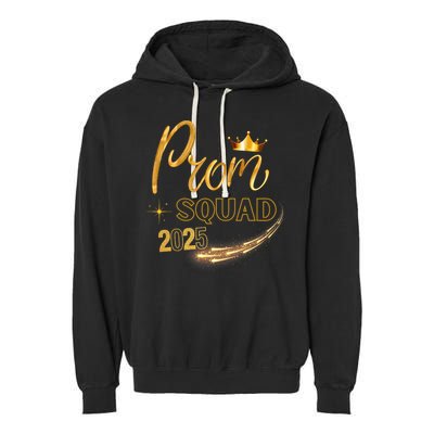Prom Squad Graduation Class Of 2025 Party Matching Group  Garment-Dyed Fleece Hoodie