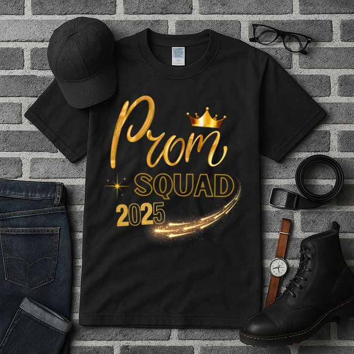 Prom Squad Graduation Class Of 2025 Party Matching Group  Tall T-Shirt