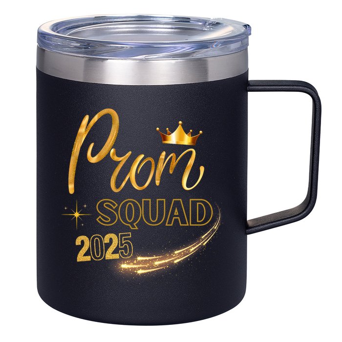 Prom Squad Graduation Class Of 2025 Party Matching Group  12oz Stainless Steel Coffee Mug