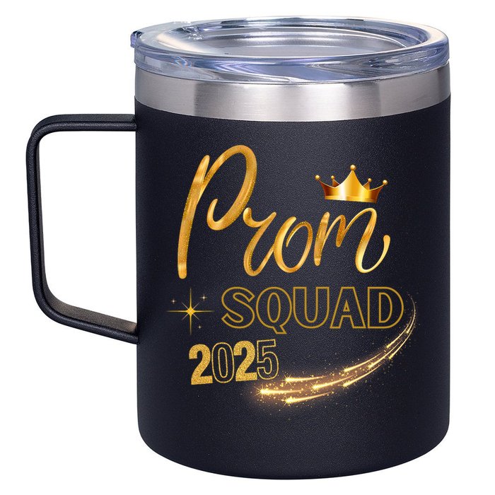 Prom Squad Graduation Class Of 2025 Party Matching Group  12oz Stainless Steel Coffee Mug