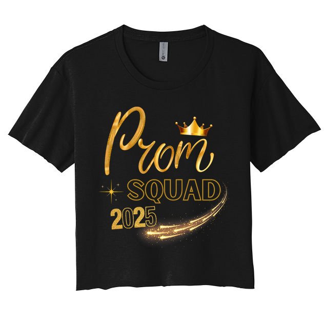 Prom Squad Graduation Class Of 2025 Party Matching Group  Crop Top