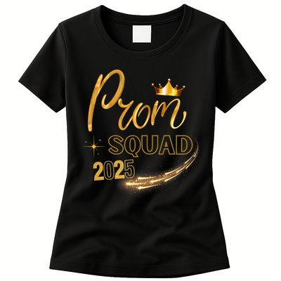 Prom Squad Graduation Class Of 2025 Party Matching Group  Womens T-Shirt