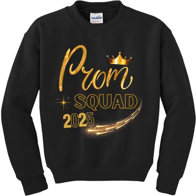 Prom Squad Graduation Class Of 2025 Party Matching Group  Kids Sweatshirt