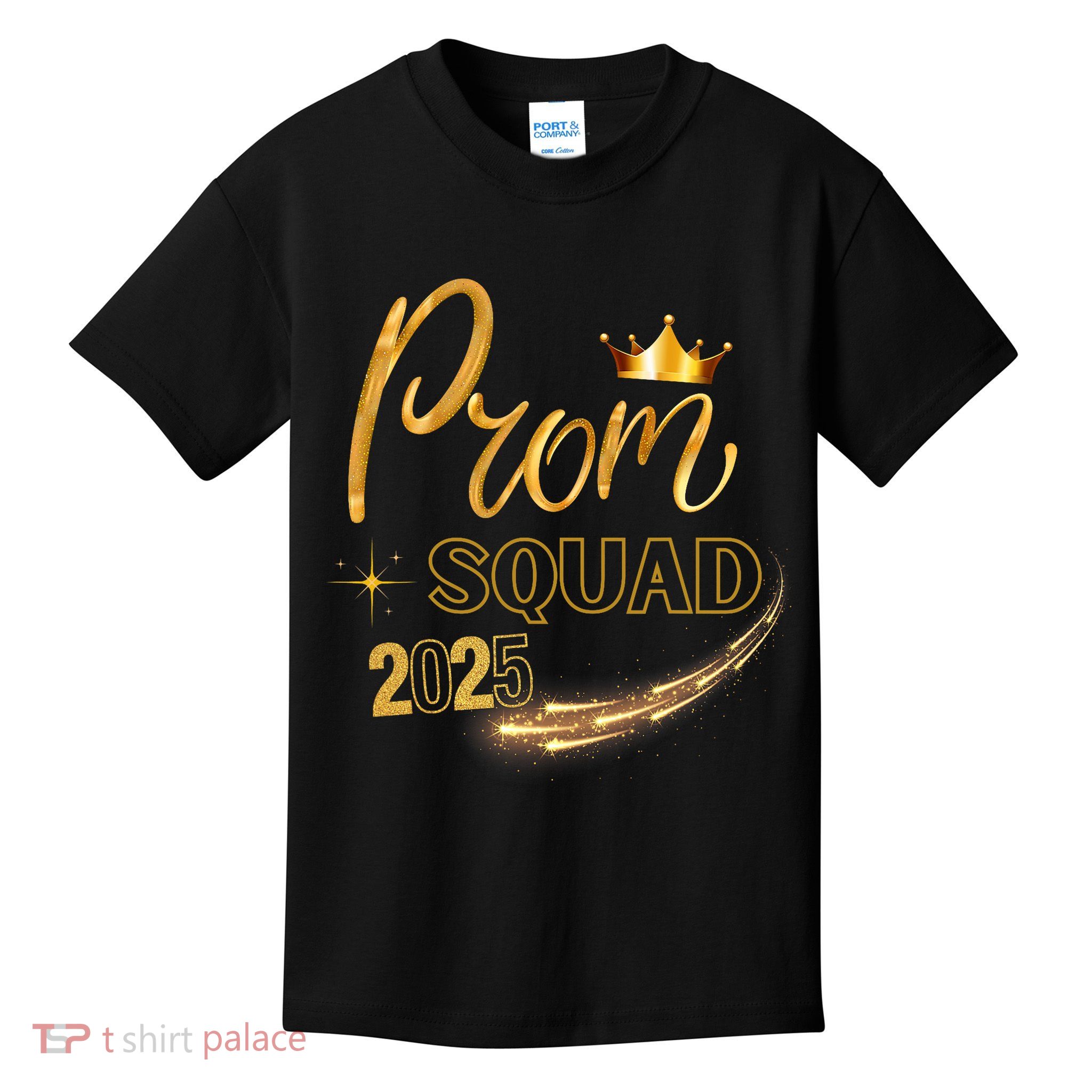 Prom Squad Graduation Class Of 2025 Party Matching Group  Kids T-Shirt
