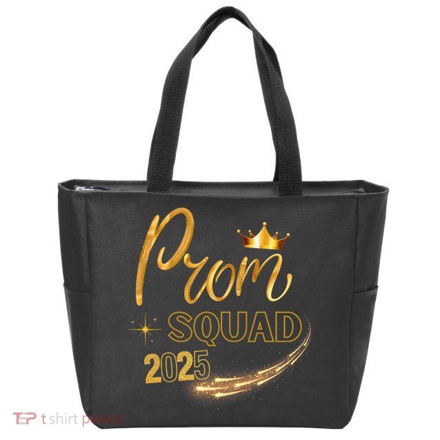 Prom Squad Graduation Class Of 2025 Party Matching Group  Zip Tote Bag