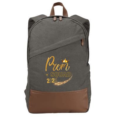 Prom Squad Graduation Class Of 2025 Party Matching Group  Cotton Canvas Backpack