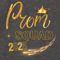 Prom Squad Graduation Class Of 2025 Party Matching Group  Vector Backpack