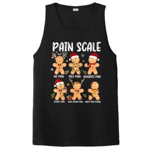 Pain Scale Gingerbread Trauma Nurse Christmas Nursing Gift PosiCharge Competitor Tank