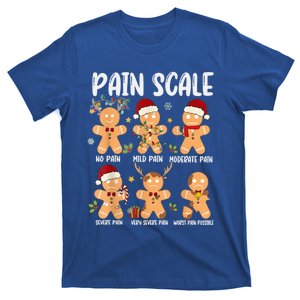 Pain Scale Gingerbread Trauma Nurse Christmas Nursing Gift T-Shirt