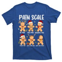 Pain Scale Gingerbread Trauma Nurse Christmas Nursing Gift T-Shirt