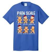 Pain Scale Gingerbread Trauma Nurse Christmas Nursing Gift Tall T-Shirt