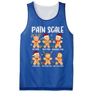 Pain Scale Gingerbread Trauma Nurse Christmas Nursing Gift Mesh Reversible Basketball Jersey Tank