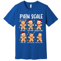 Pain Scale Gingerbread Trauma Nurse Christmas Nursing Gift Premium T-Shirt