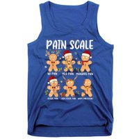 Pain Scale Gingerbread Trauma Nurse Christmas Nursing Gift Tank Top