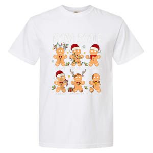 Pain Scale Gingerbread Trauma Nurse Christmas Nursing Gift Garment-Dyed Heavyweight T-Shirt