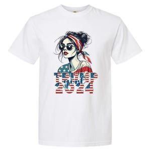 Political Supporter Girl 2024 Graphic Garment-Dyed Heavyweight T-Shirt