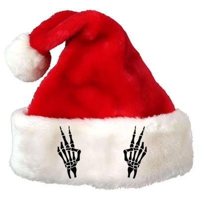 Peace Skelly Gift Premium Christmas Santa Hat