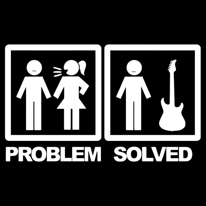 Problem Solved Guitar Daily Commute Backpack