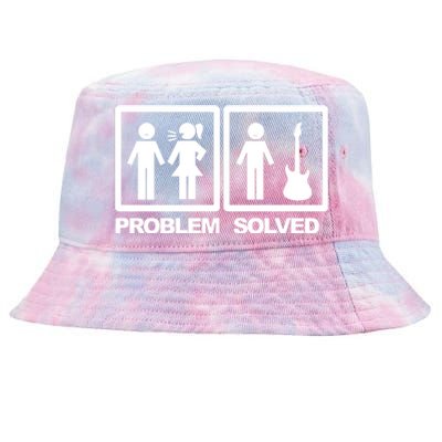 Problem Solved Guitar Tie-Dyed Bucket Hat