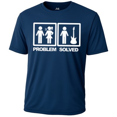 Problem Solved Guitar Cooling Performance Crew T-Shirt