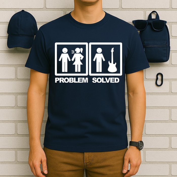 Problem Solved Guitar T-Shirt