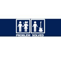 Problem Solved Guitar Bumper Sticker