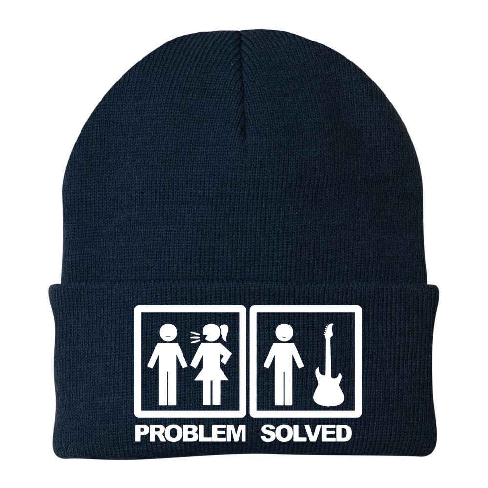 Problem Solved Guitar Beanie